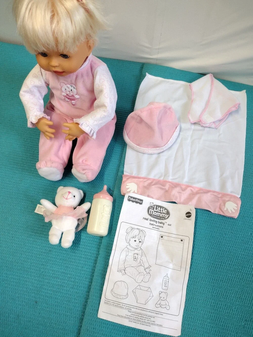 Fisher-Price Little Mommy Pink Baby Doll with Outfit & Accessories